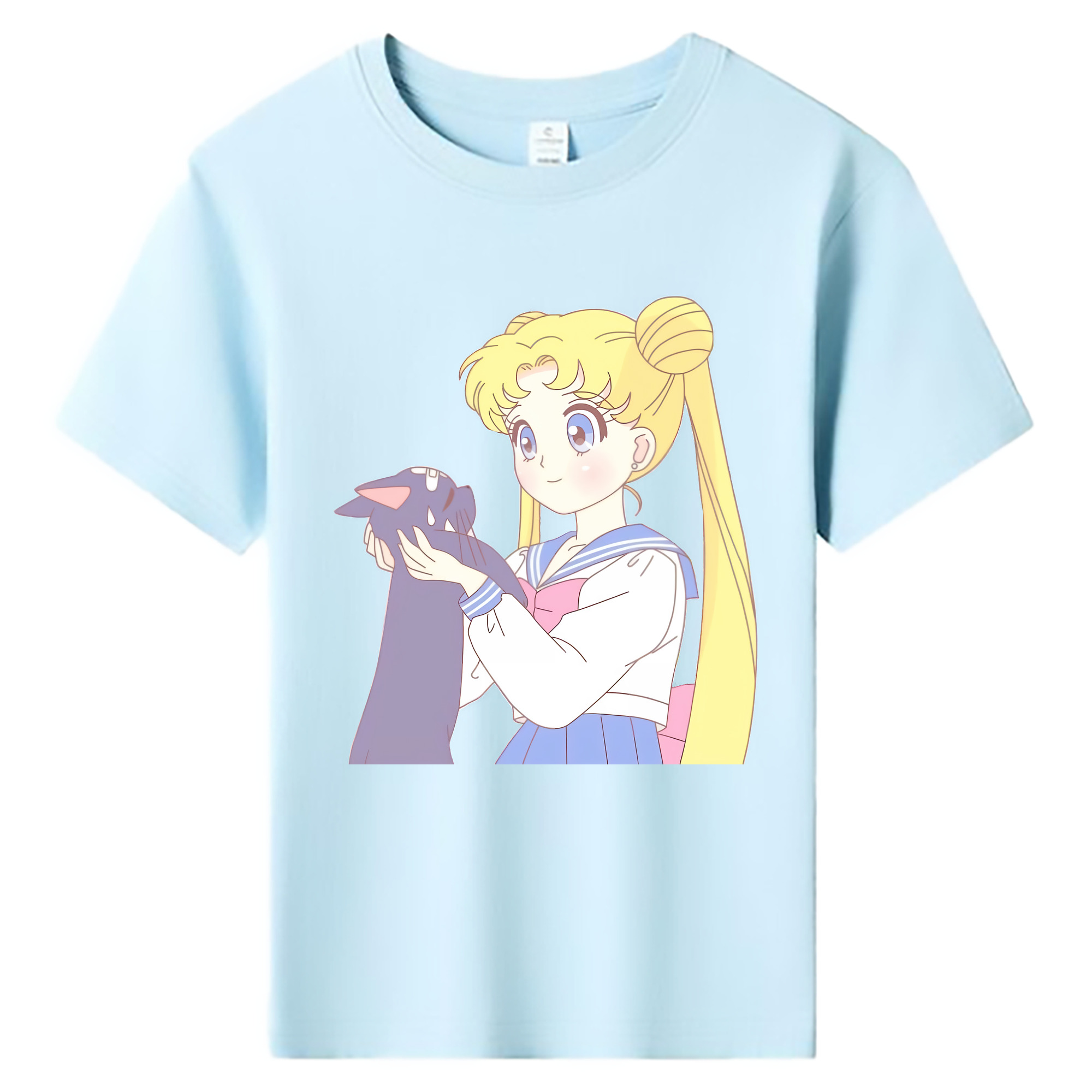 （画像用） 美少女戦士セーラームーン 愛野 美奈子 あいの みなこ Sailor Moon Aino Minako 綿100％キッズTシャツ（フロントプリント）